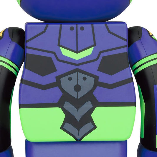 BE@RBRICK Evangelion Unit 01 (new paint version) 100% & 400%