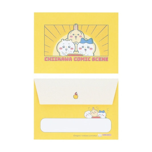 【Chiikawa】迷你信紙套裝 漫畫場景 共2種 Sunstar