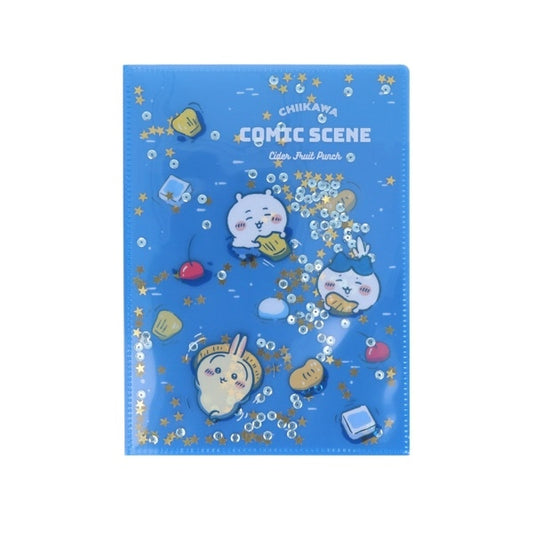 【Chiikawa】閃亮透明文件夾 A5 漫畫場境 共2種 Sunstar
