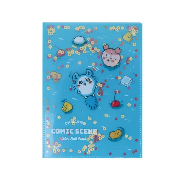 【Chiikawa】閃亮透明文件夾 A5 漫畫場境 共2種 Sunstar