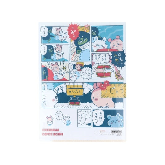 【Chiikawa】透明文件夾 A4 5層 漫畫場境 共2種 Sunstar
