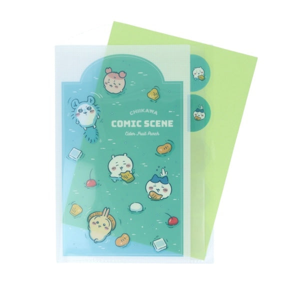 【Chiikawa】透明文件夾 A4 5層 漫畫場境 共2種 Sunstar