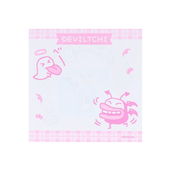 【Tamagotchi】正方形便條紙 藍色 Sunstar