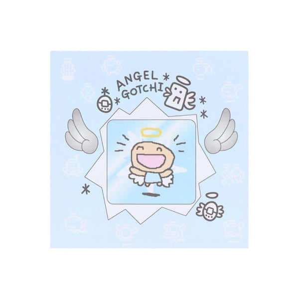 【Tamagotchi】正方形便條紙 藍色 Sunstar