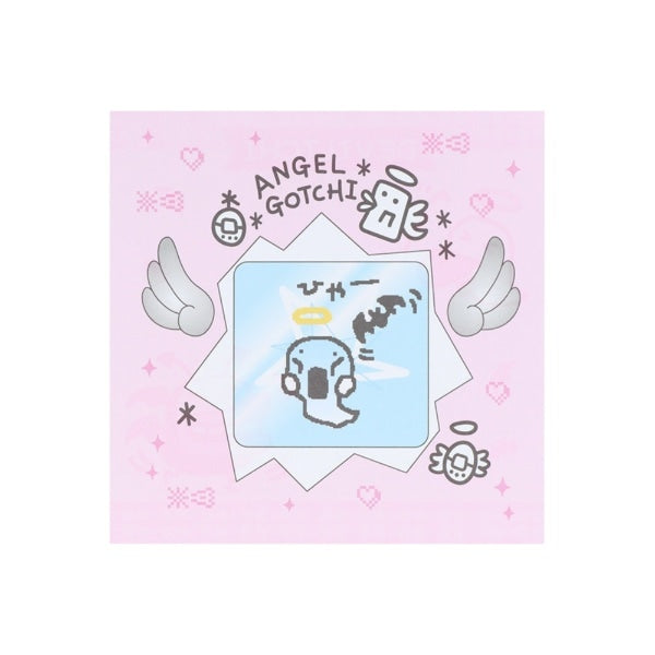 【Tamagotchi】正方形便條紙 藍色 Sunstar