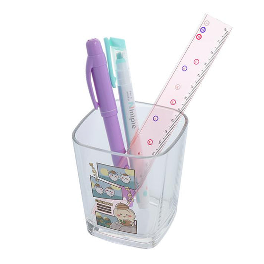 【Chiikawa】透明筆桶 小可愛 栗子饅頭 Sunstar
