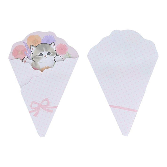 Mofusand 粉紅色花束信件套裝