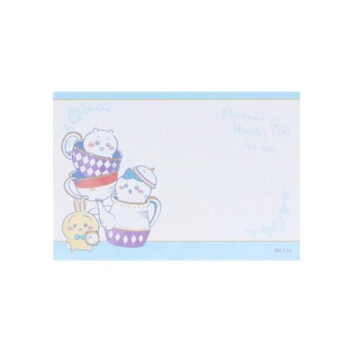Chiikawa 吉伊卡哇鐵盒memo便條紙(下午茶款)