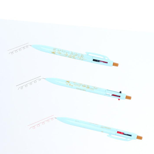 【Chiikawa】3合1 雙色原子筆及鉛芯筆A款 0.5mm Sunstar