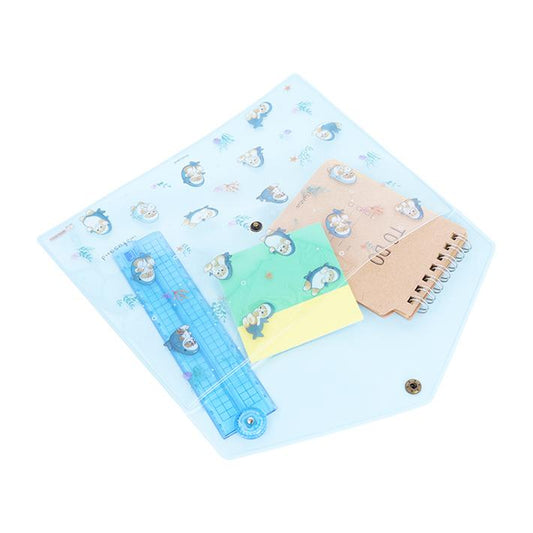 【Mofusand】扁平文件袋 鯊魚貓 褲褲貓 共2種 Sunstar