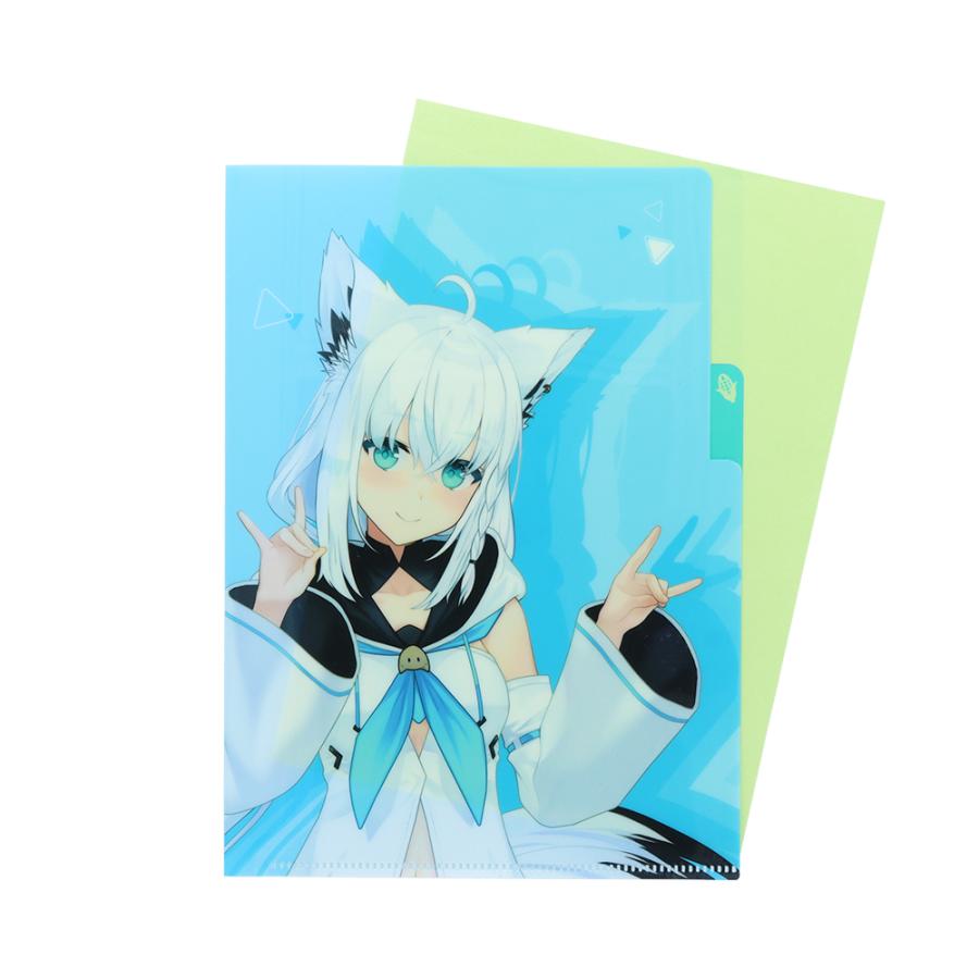 【Hololive】透明文件夾 A5 3層 共4種 白上吹雪 白銀諾艾爾 寶鐘瑪琳 風真伊呂波 Sunstar