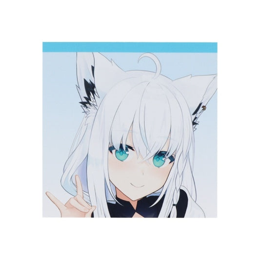 【Hololive】正方形便利貼 共4種 白上吹雪 白銀諾艾爾 寶鐘瑪琳 風真伊呂波 Sunstar