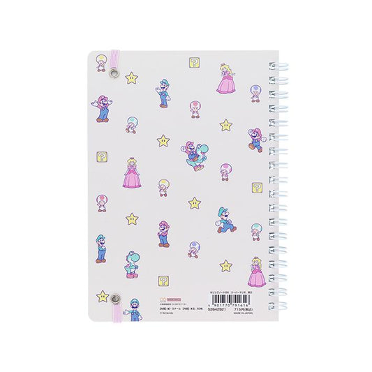 【Super Mario】B6圓環筆記簿 盟友款 Sunstar