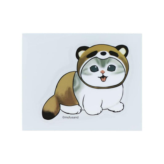 【Mofusand】可重貼貼紙 狸貓 Sunstar