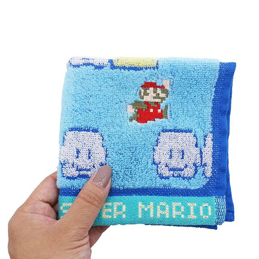 Super Mario 超級瑪莉歐雲層圖案迷你毛巾