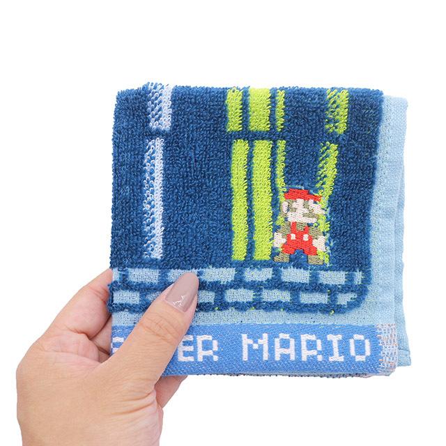 Super Mario 超級瑪莉歐跳關區域圖案迷你毛巾
