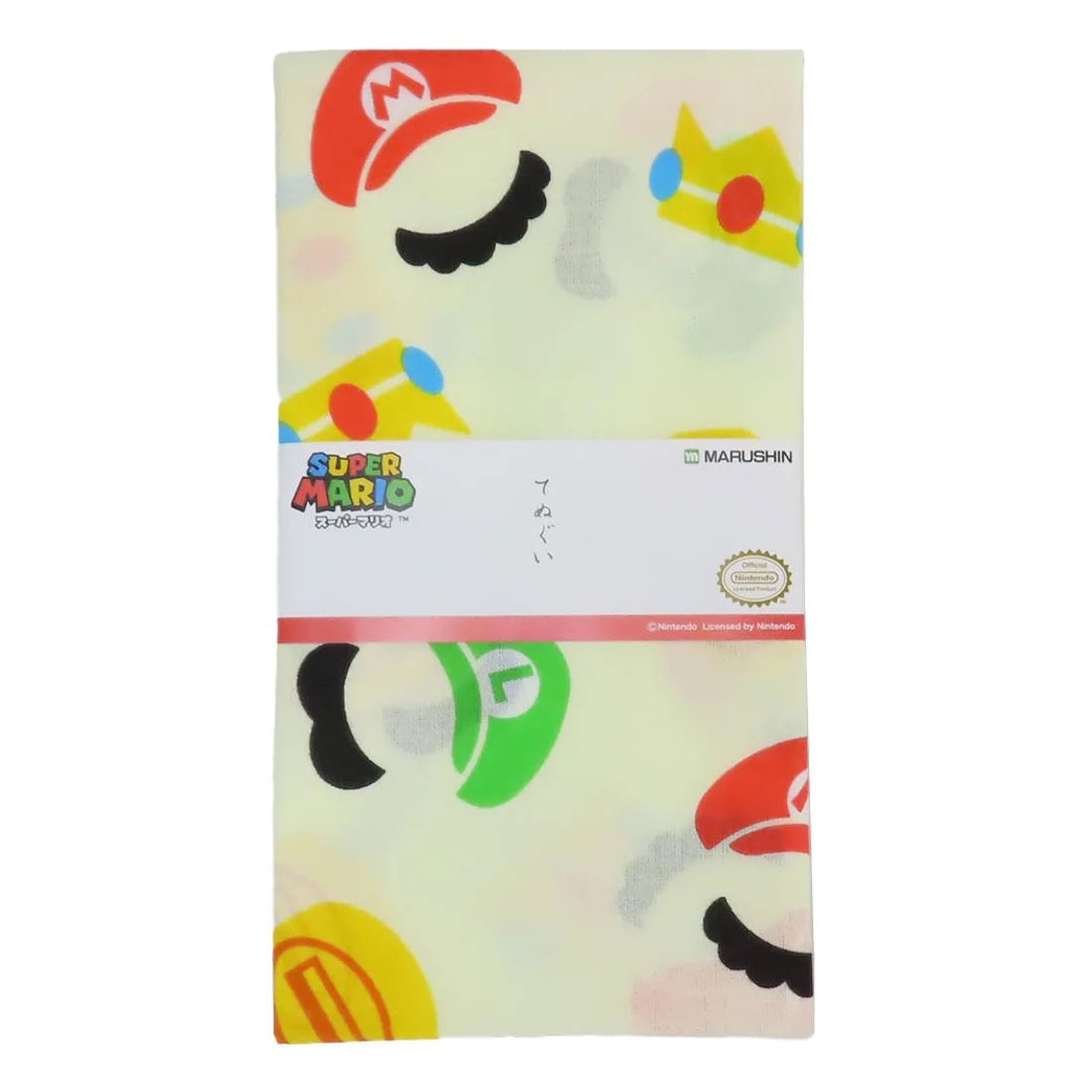 【Super Mario】超級瑪莉歐手鞠剪影手巾 Marushin
