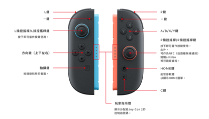 【Nintendo】Switch 2 Joy-Con 2 (L)/(R) 淺藍 淺紅 香港行貨