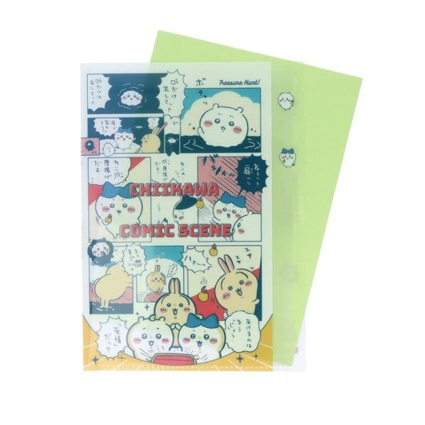 【Chiikawa】透明文件夾 5層 漫畫場境 共2種 Sunstar