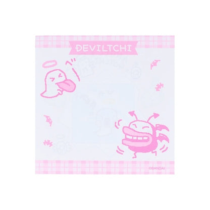 【Tamagotchi】正方形便條紙 藍色 Sunstar