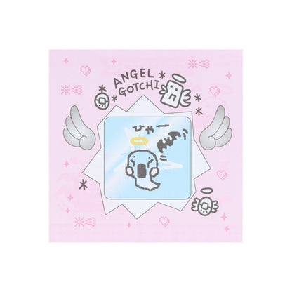 【Tamagotchi】正方形便條紙 藍色 Sunstar
