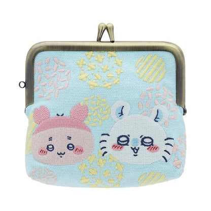 Chiikawa 吉伊卡哇 散紙包 刺繡袋 藍色 飛鼠 古本屋 Momonga Furuhonya