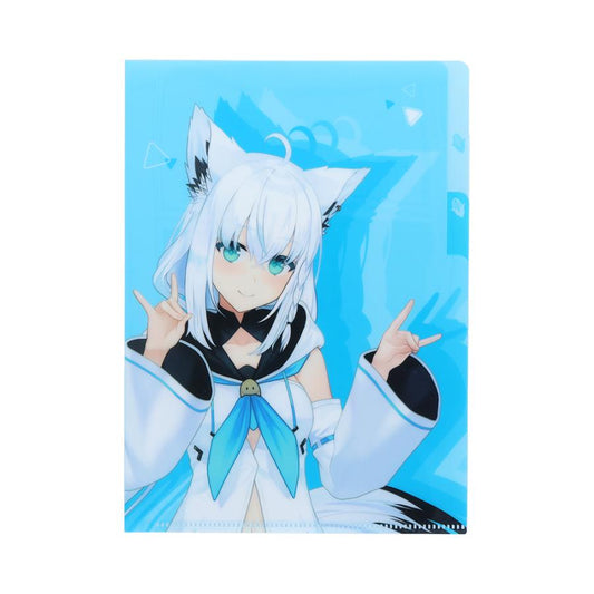【Hololive】透明文件夾 A5 3層 共4種 白上吹雪 白銀諾艾爾 寶鐘瑪琳 風真伊呂波 Sunstar