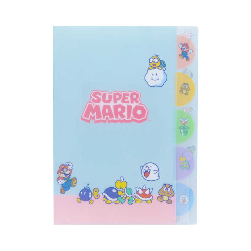 【Super Mario】A4文件夾 5層 敵人款 Sunstar