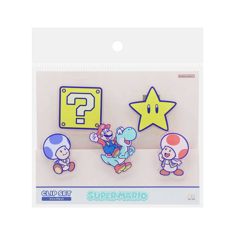 【Super Mario】文件膠夾 盟友款 Sunstar