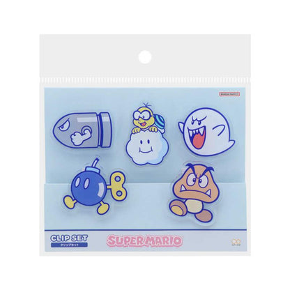 【Super Mario】文件膠夾 敵人款 Sunstar