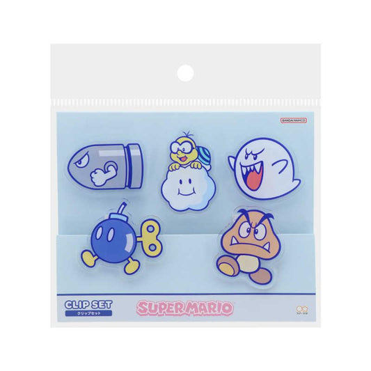 【Super Mario】文件膠夾 敵人款 Sunstar