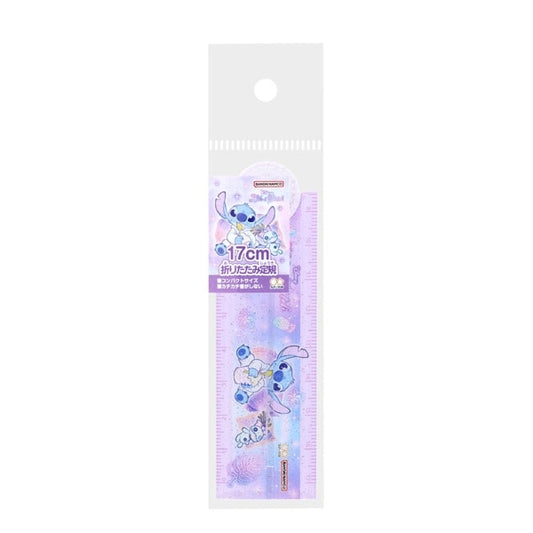 【Disney】史迪仔折疊間尺 17cm Sunstar
