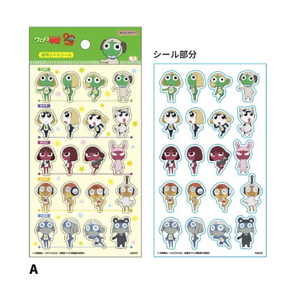 Keroro軍曹 透明貼紙A款