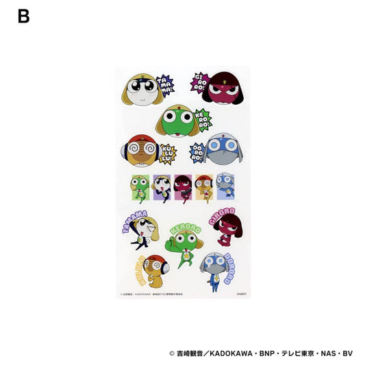 Keroro軍曹 透明貼紙B款
