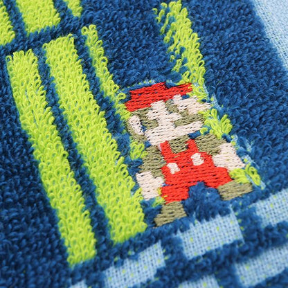Super Mario 超級瑪莉歐跳關區域圖案迷你毛巾