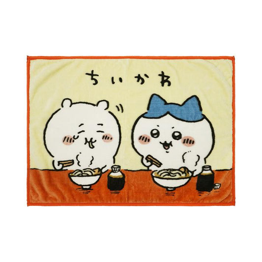 Chiikawa 吉伊卡哇 多用途絨毛毛毯 打氣歡呼