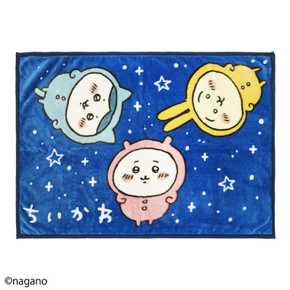 【Chiikawa】多用途絨毛毛毯 夜空流星 Marushin