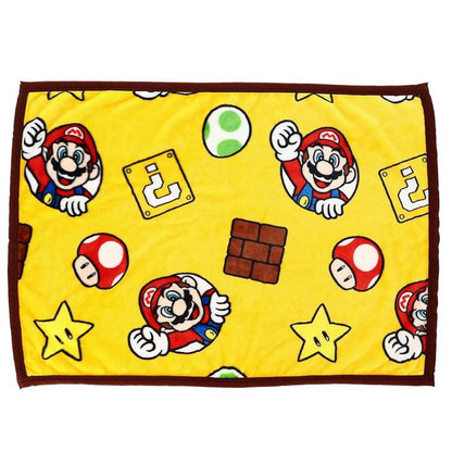【Super Mario】珊瑚絨蓋膝毛氈 70x100cm Marushin