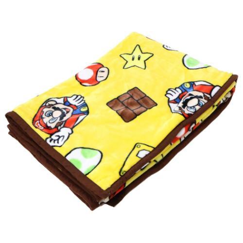 【Super Mario】珊瑚絨蓋膝氈 200x140cm Marushin