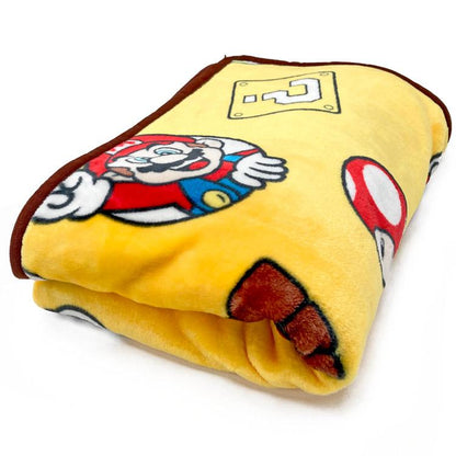【Super Mario】珊瑚絨蓋膝氈 200x140cm Marushin