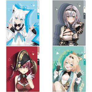 【Hololive】透明文件夾 A5 3層 共4種 白上吹雪 白銀諾艾爾 寶鐘瑪琳 風真伊呂波 Sunstar
