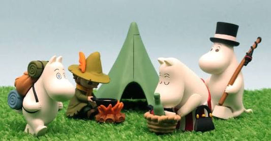 姆明家族露營扭蛋全套四款